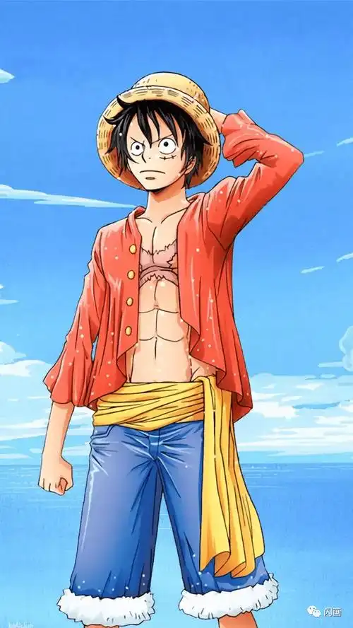 100张海贼王路飞手绘手机壁纸