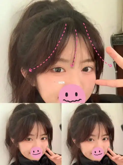 法式八字刘海成功下车了!剪一次好看一次