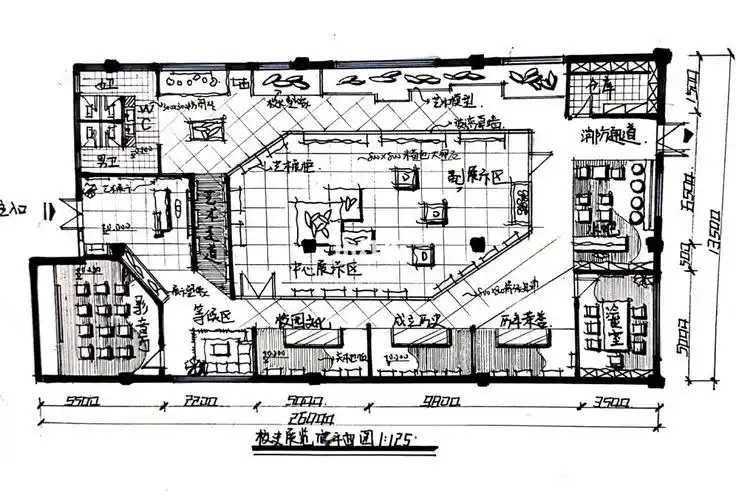 展示空间平面图