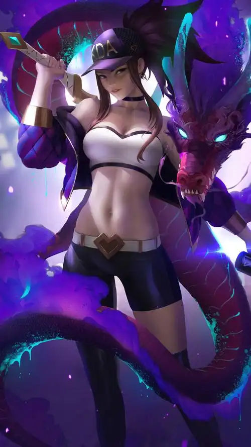 lol英雄联盟 离群之刺 暗影之拳 阿卡丽 akali k/da kda阿卡丽 手机