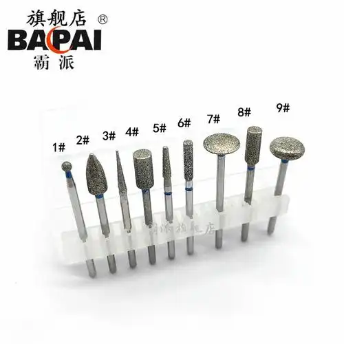 磨头金刚砂打磨机低速直机气动风磨笔用小砂轮电磨医疗器械配件