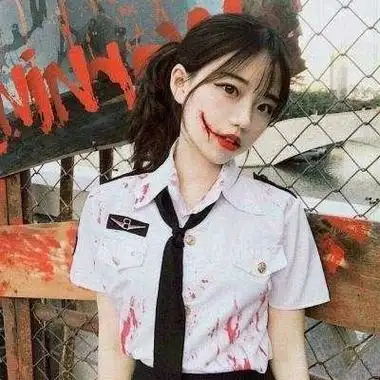 2021真人带血的丧系女头像