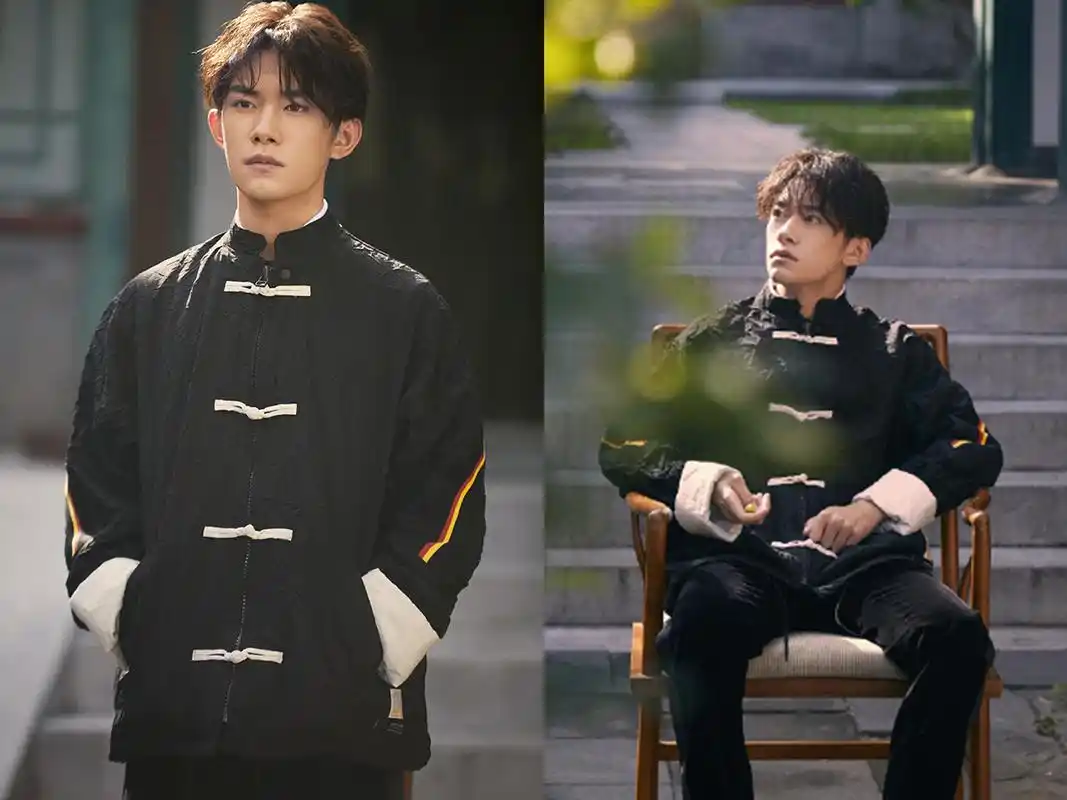 范丞丞穿古风唐装,又撞衫易烊千玺,气质却大不一样!