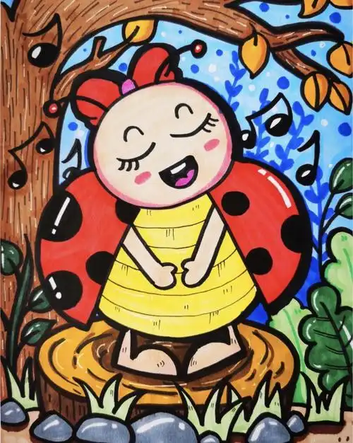 31线上动漫儿童画课程 写美篇课程主题 : 饮品店 材料:素描纸,铅笔