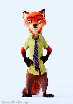 疯狂动物城# #zootopia# 狐狸尼克当年还没穿衣服的时候