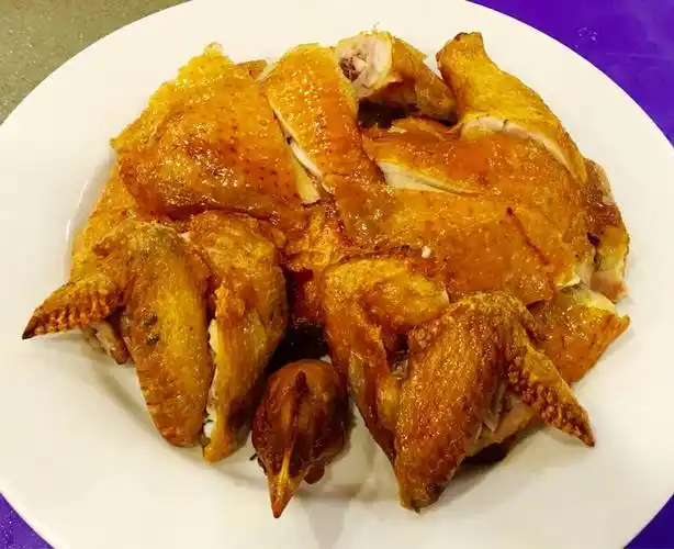 搜查令花都香草世界花仙荟餐厅的脆皮鸡