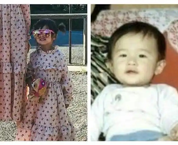 昆凌罕晒三胎正面照,2岁妹妹干家务好软萌,嘴唇微翘超像周杰伦