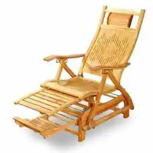 爆品竹躺椅折叠摇摇椅家用逍遥椅阳台休闲午休午睡椅实木老人凉椅