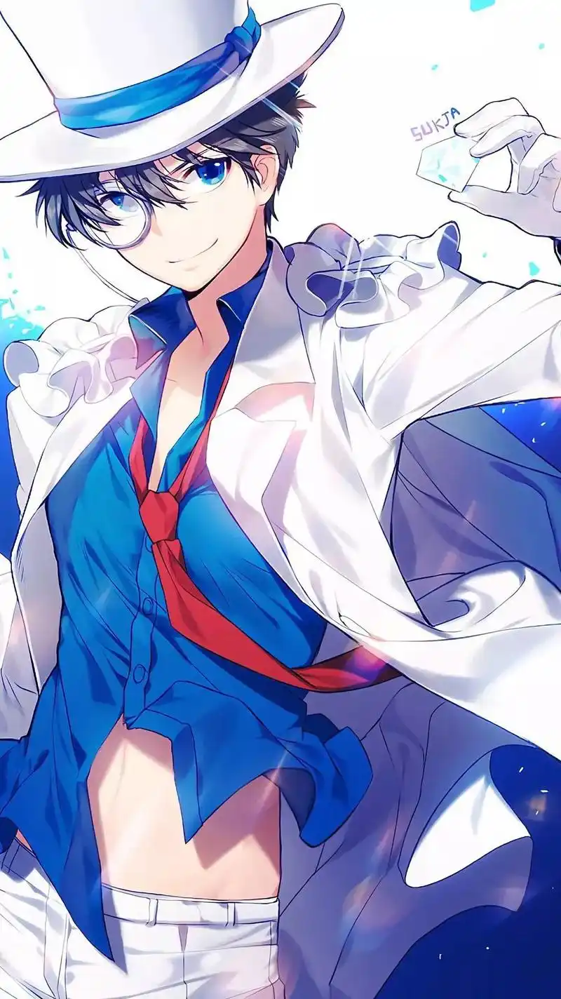 高清壁纸动漫怪盗基德帅就一个字