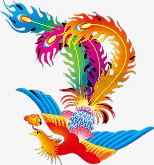 凤凰免抠图.原创素材免费下载_觅元素