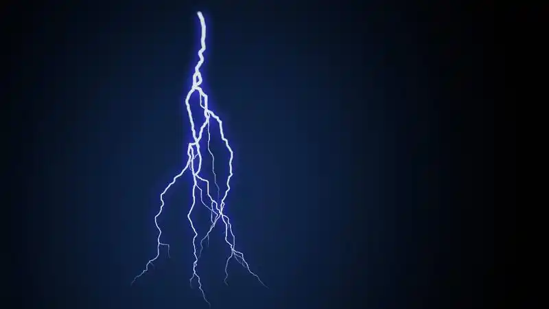 闪电特效元素gif动态图闪电元素