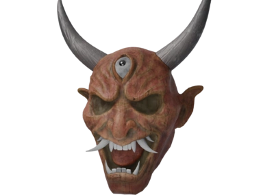 次世代 写实 日本修罗面具 罗刹面具 恶魔 式神 天狗面具 鬼怪面具