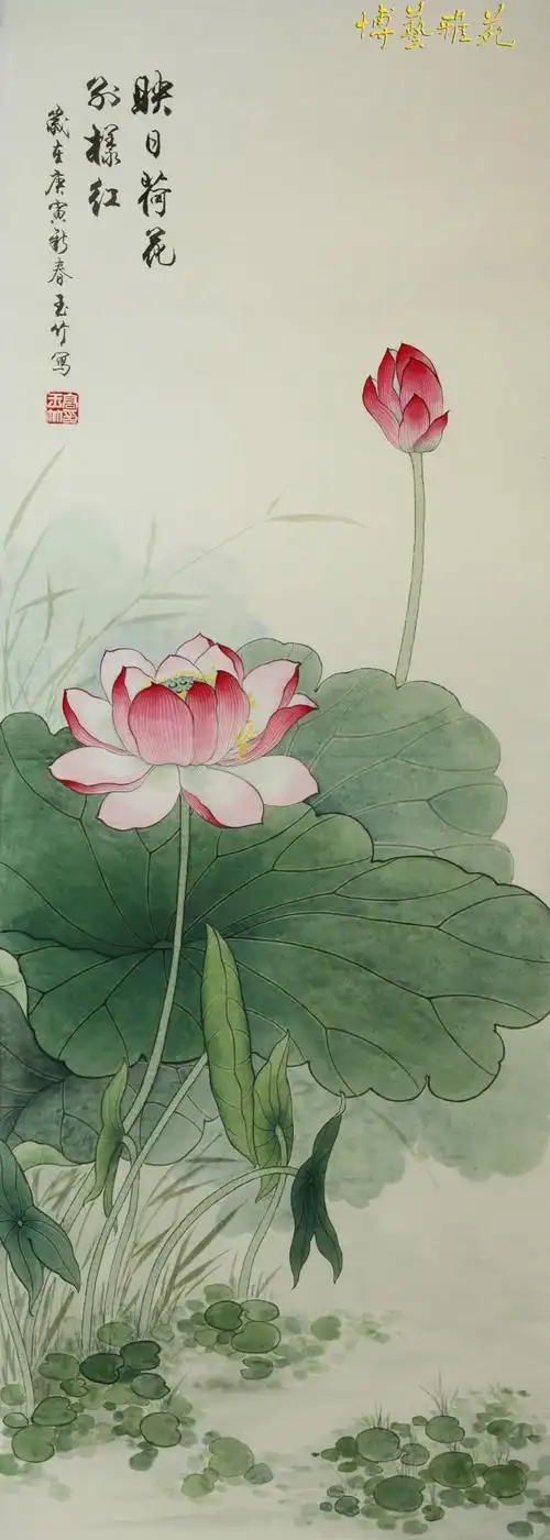 荷花工笔