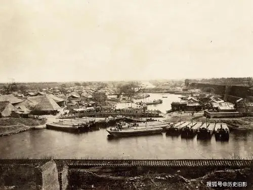 1870年北京旧照圆明园养雀笼与总理各国事务衙门