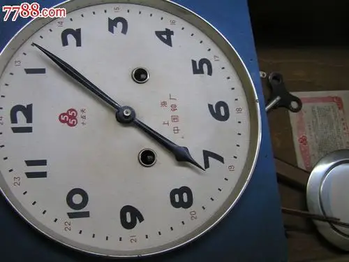 上海中国钟厂555老机械钟