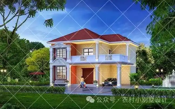 20套田园风二层别墅,外观恬静优雅田园风小别墅,不会让人小瞧