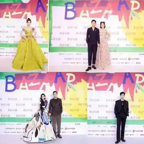 陈伟霆韩庚等众多明星亮相2021时尚芭莎慈善晚宴