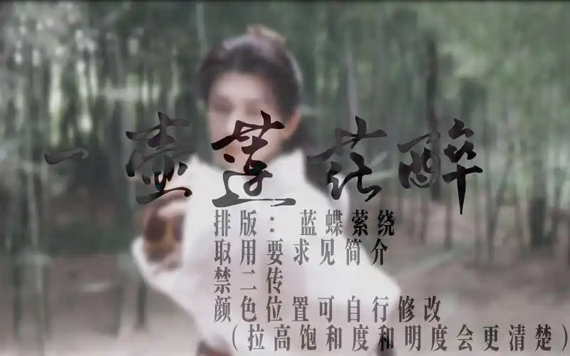 【一壶莲花醉-成毅版本】动态歌词排版分享,"李莲花长命百岁".