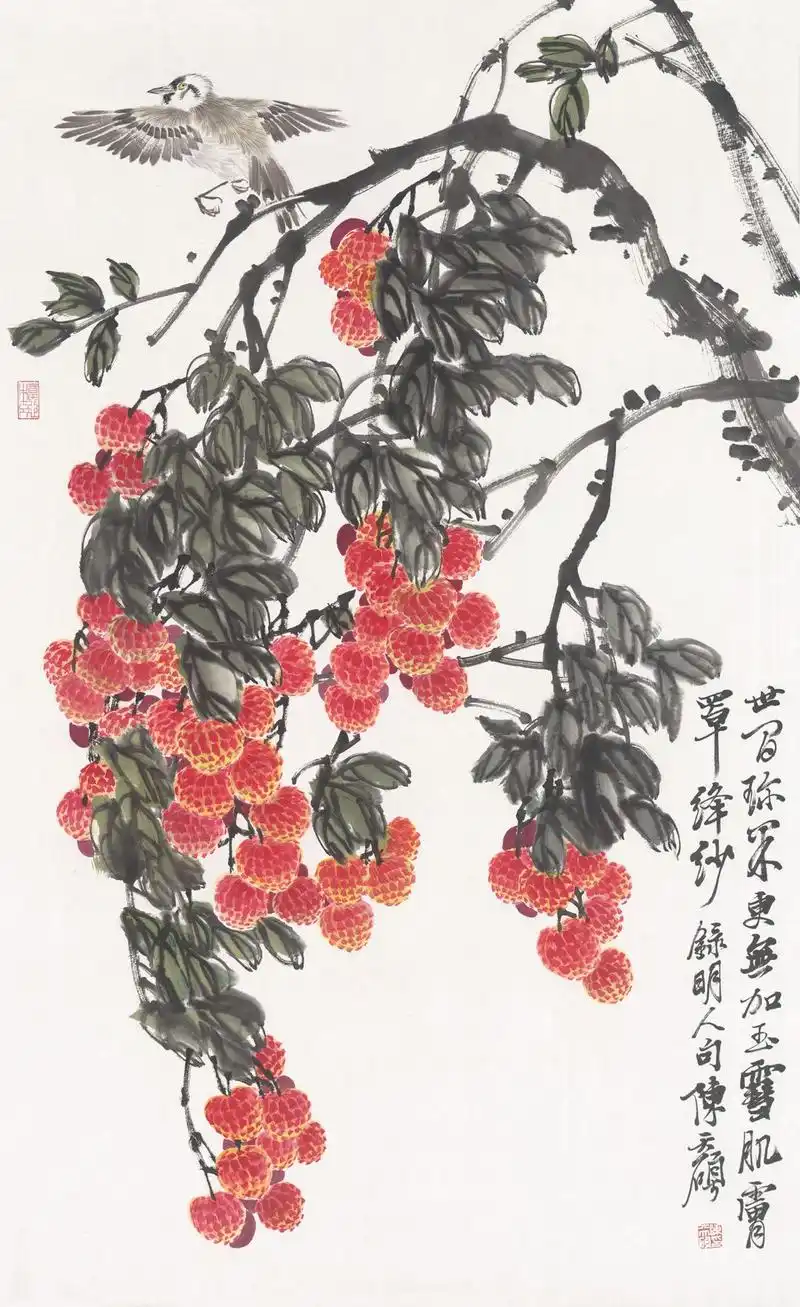 六十位画家荔枝盛宴岭南红荔任你品