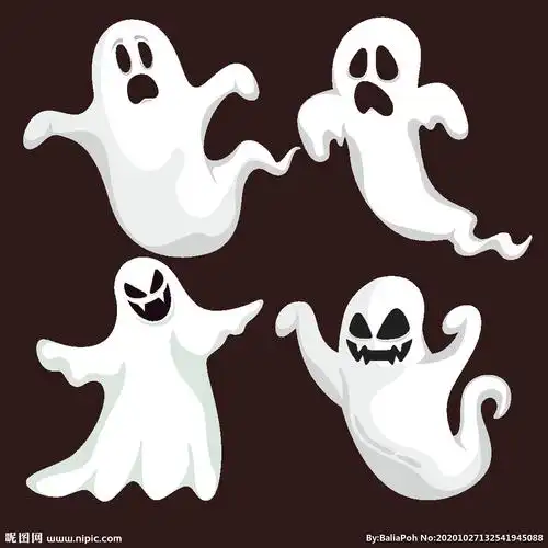 可爱卡通鬼
