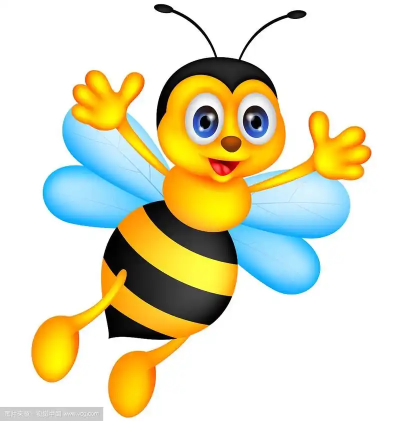 有趣的蜜蜂卡通