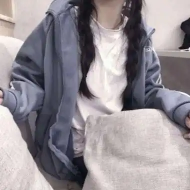 女生头像半身控不露脸黑白