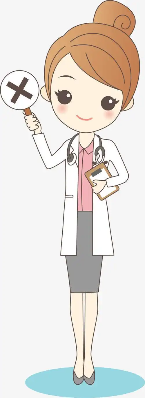 卡通女医生,无奈女生,可爱女孩,装饰图案,医院医生简笔画