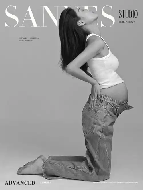 明星质感孕妇照秒变时尚杂志封面大片