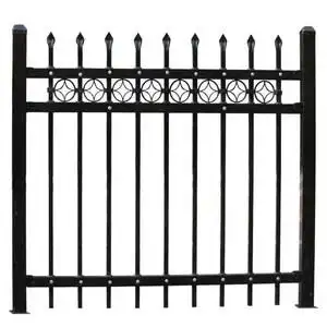 锌钢护栏铁艺围栏庭院栅栏隔离网门防爬围墙户外小区学校防护栏杆