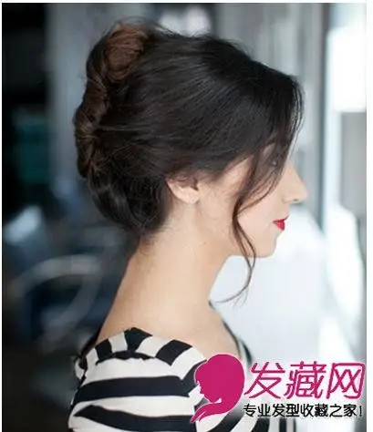 法式盘发发型高雅浪漫空气感刘海柔美有气质