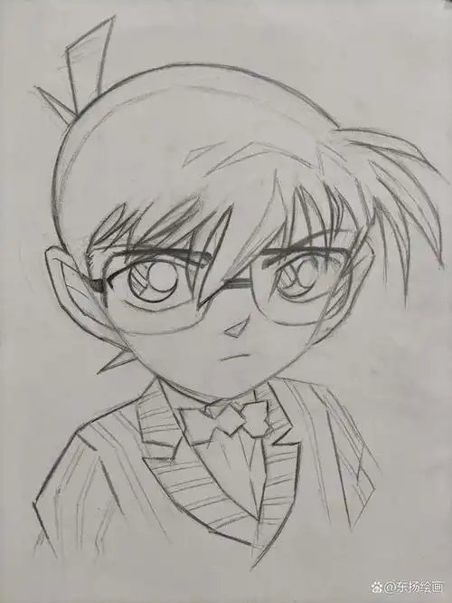 体验一把细致入微的素描漫画,让柯南带你探寻其中的奥秘