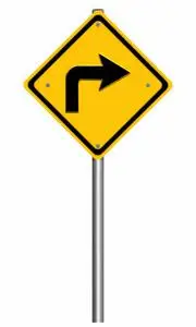 右转弯标志图片-右转弯标志素材-右转弯标志插画-摄图新视界