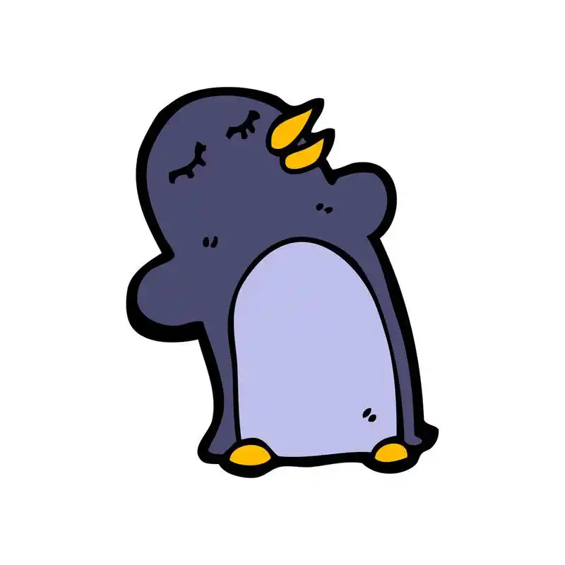 可爱企鹅卡通,可爱企鹅卡通