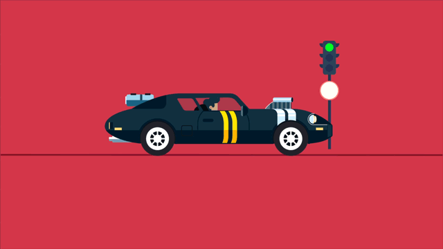 我们会使用遮罩为车窗添加反光动画等