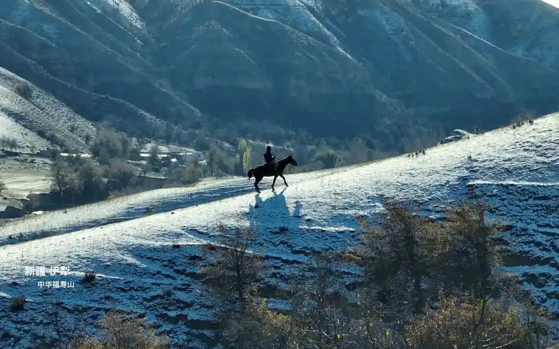 这里是新疆伊犁|霍城福寿山的迎来第一场初雪