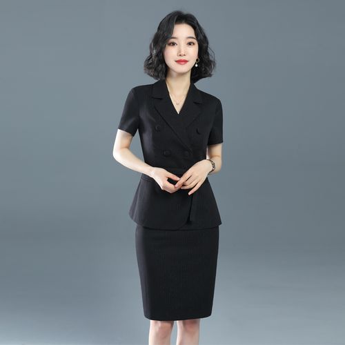 诗璐雅酒店大堂经理职业套装裙夏天工作服女气质女士西装正装薄款