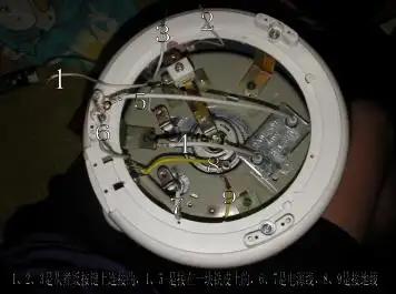 求三角牌电饭锅线路连接方法