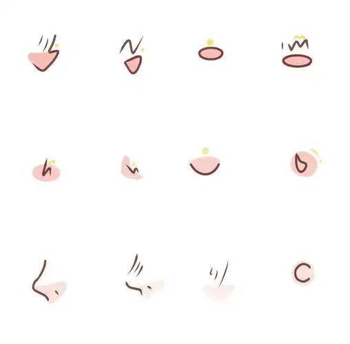 鸭风卡通鼻子画法教程