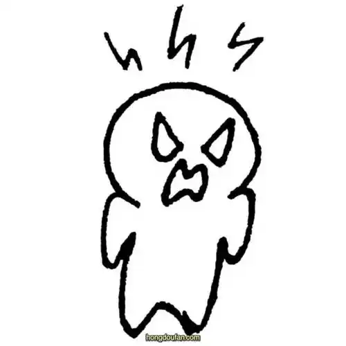 生气的表情要如何画超简单小人简笔画大全