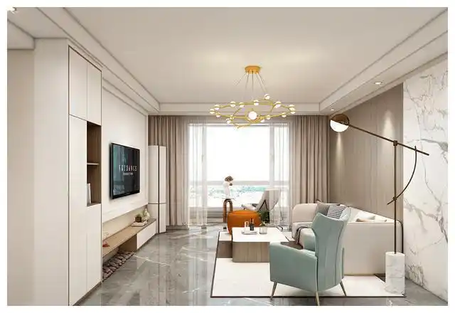 客厅最关键的就是电视背景墙了,花哨的太贵,什么颜色的好呢?