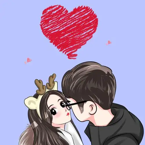 q版手绘头像卡通人物形象动漫设计情侣漫画真人照片画头像定制作