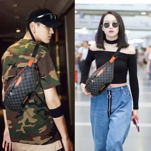 潮流吴亦凡亦凡同款胸包合伙人新款韩版明女士包袋