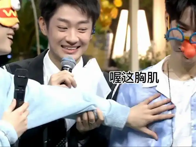 这谁啊这胸肌张真源