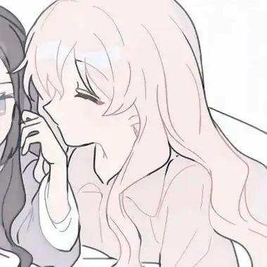 情字里写满你,动漫姐妹头像一萌一酷