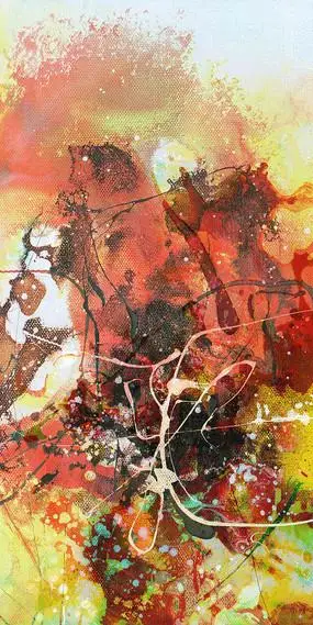 手绘高清抽象油画