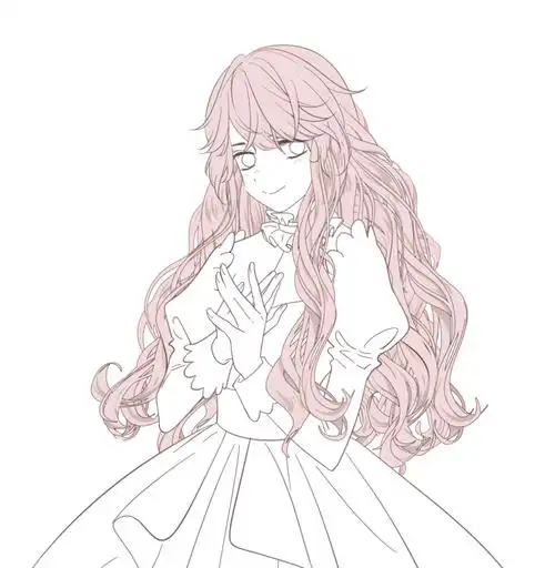 标签:卷发头发可爱少女