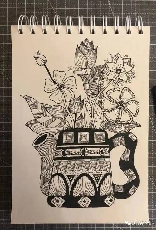 素材分享|超经典儿童线描范画,每张都是学习的好素材,收藏上课省心啦