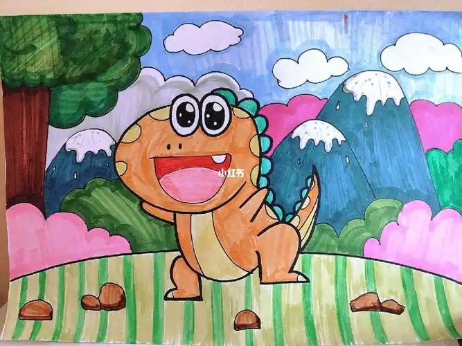 适合5-7岁的儿童画#儿童画  #马克笔儿童画