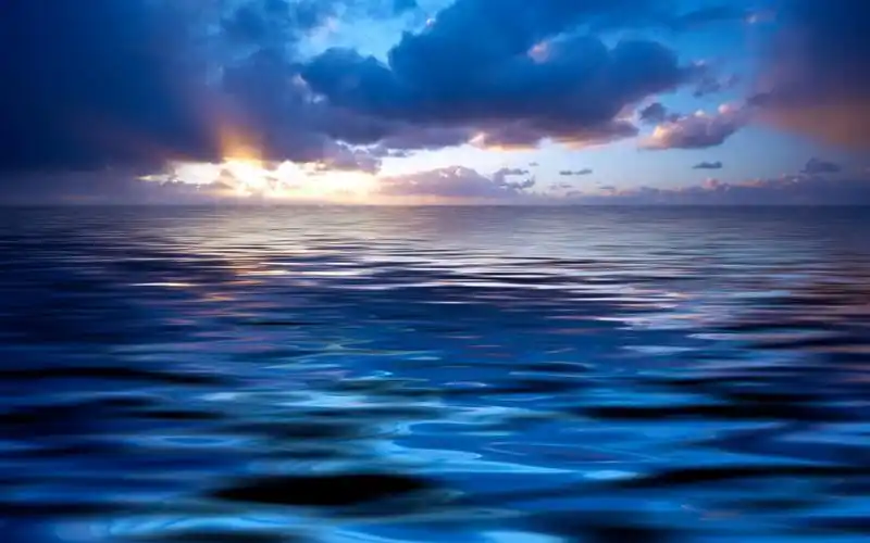 黄昏的大海屏保壁纸-风景壁纸-高清风景图片-第5图-娟娟壁纸