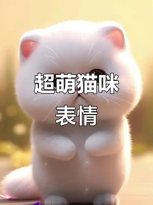 猫咪呆萌表情包,超可爱!